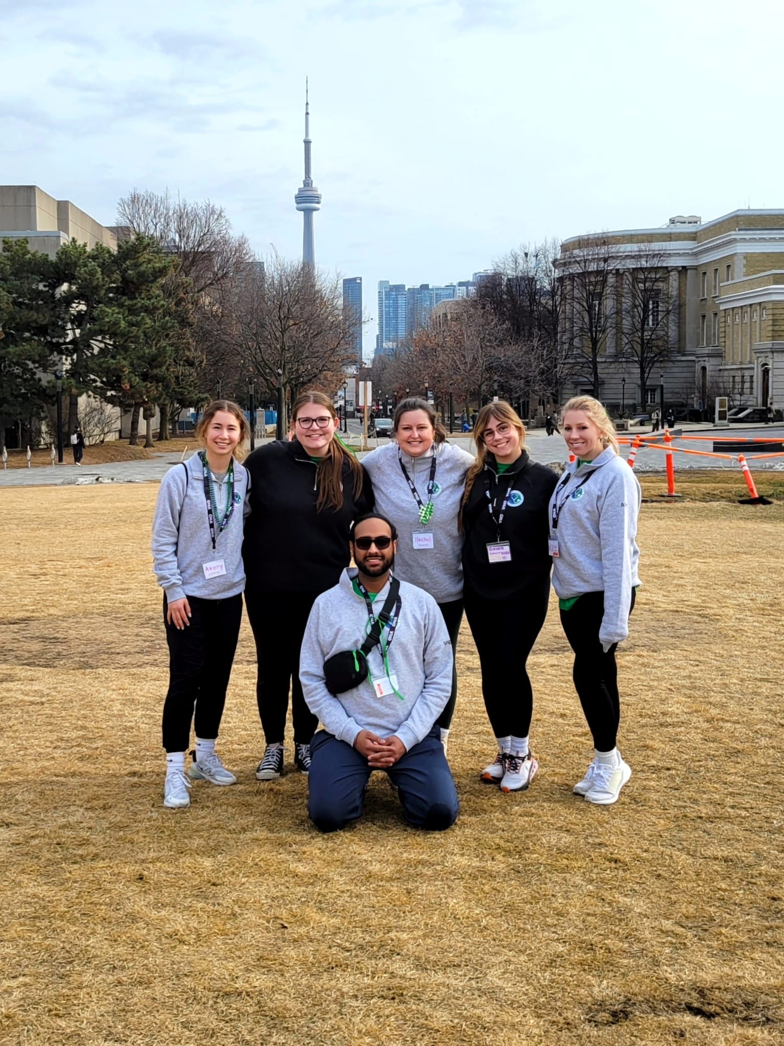 2025 Nursing Games Students in front of CN Tower