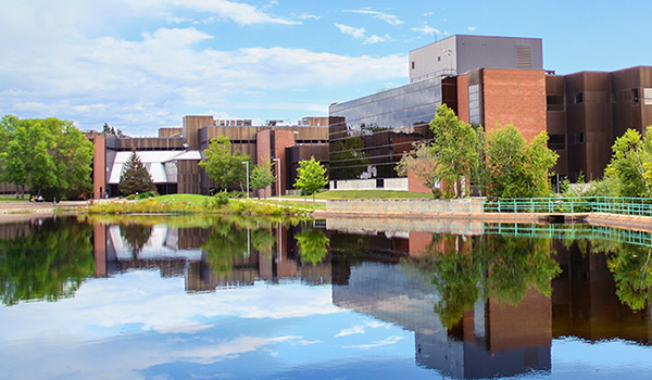 Nipissing campus pond