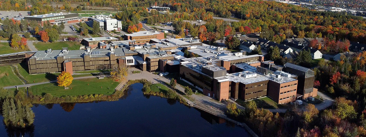 Campus and pond