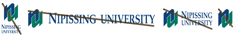 Improper Nipissing University Logos