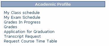 Gradebook Academic Profile