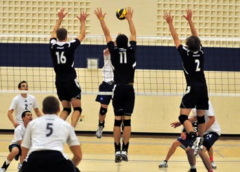 Men's Volleyball triple jump