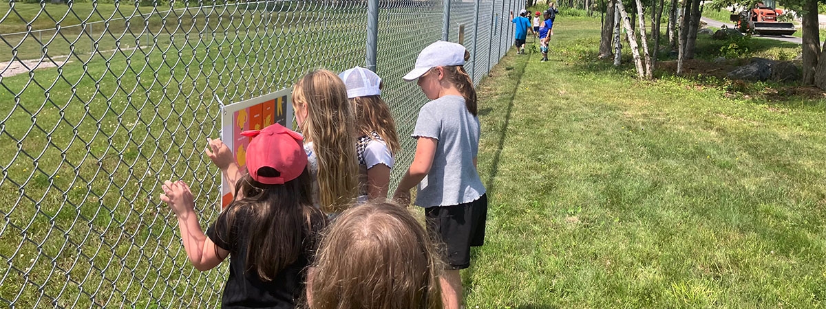 Youth participate in Story walk