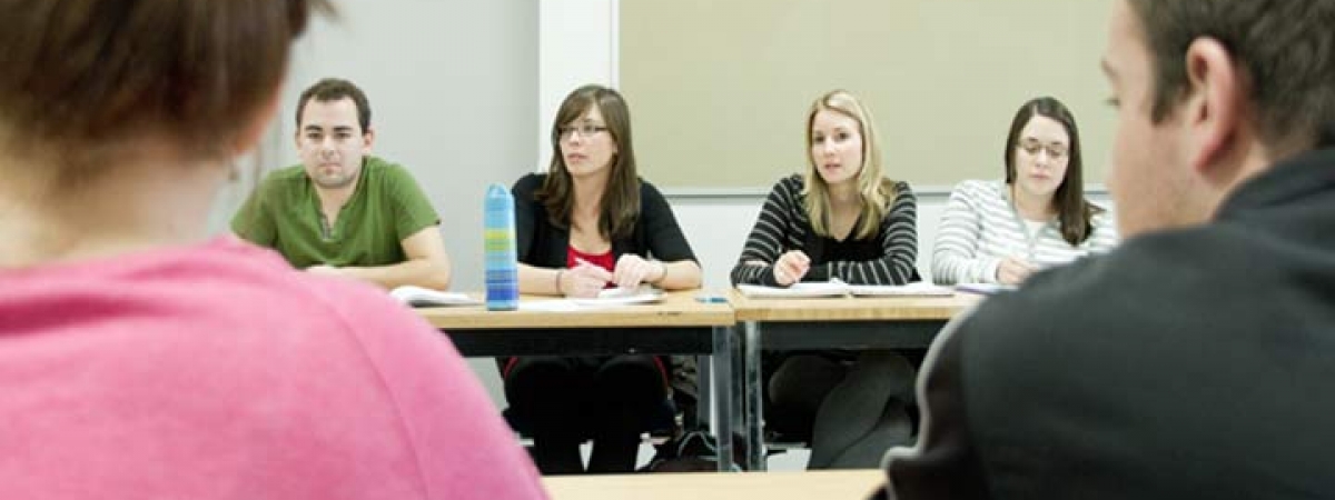 students in a classroom