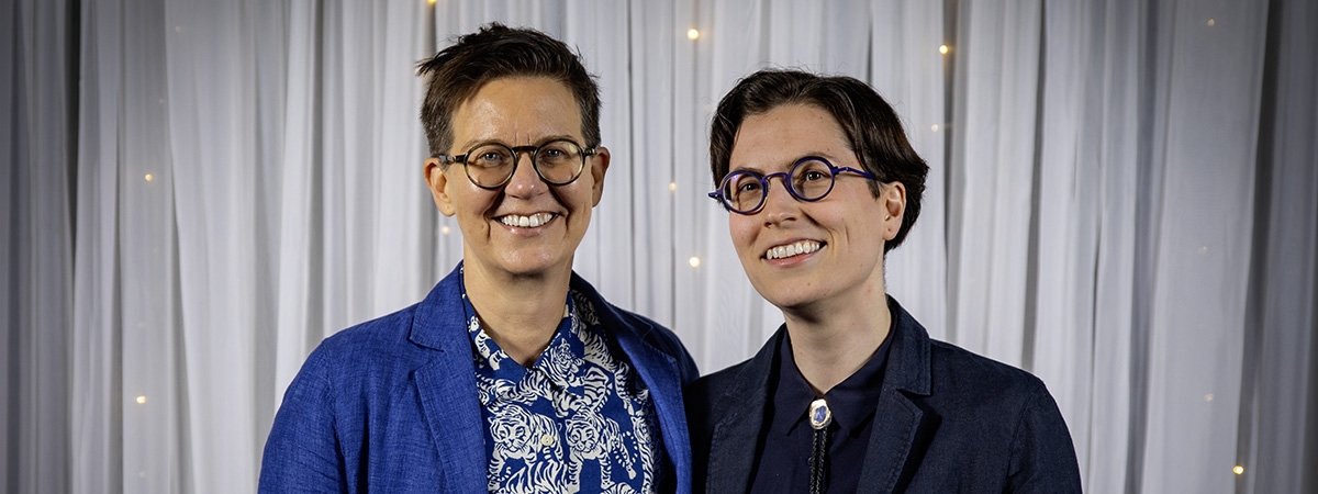 Wendy Peters and Robin McDonald photo