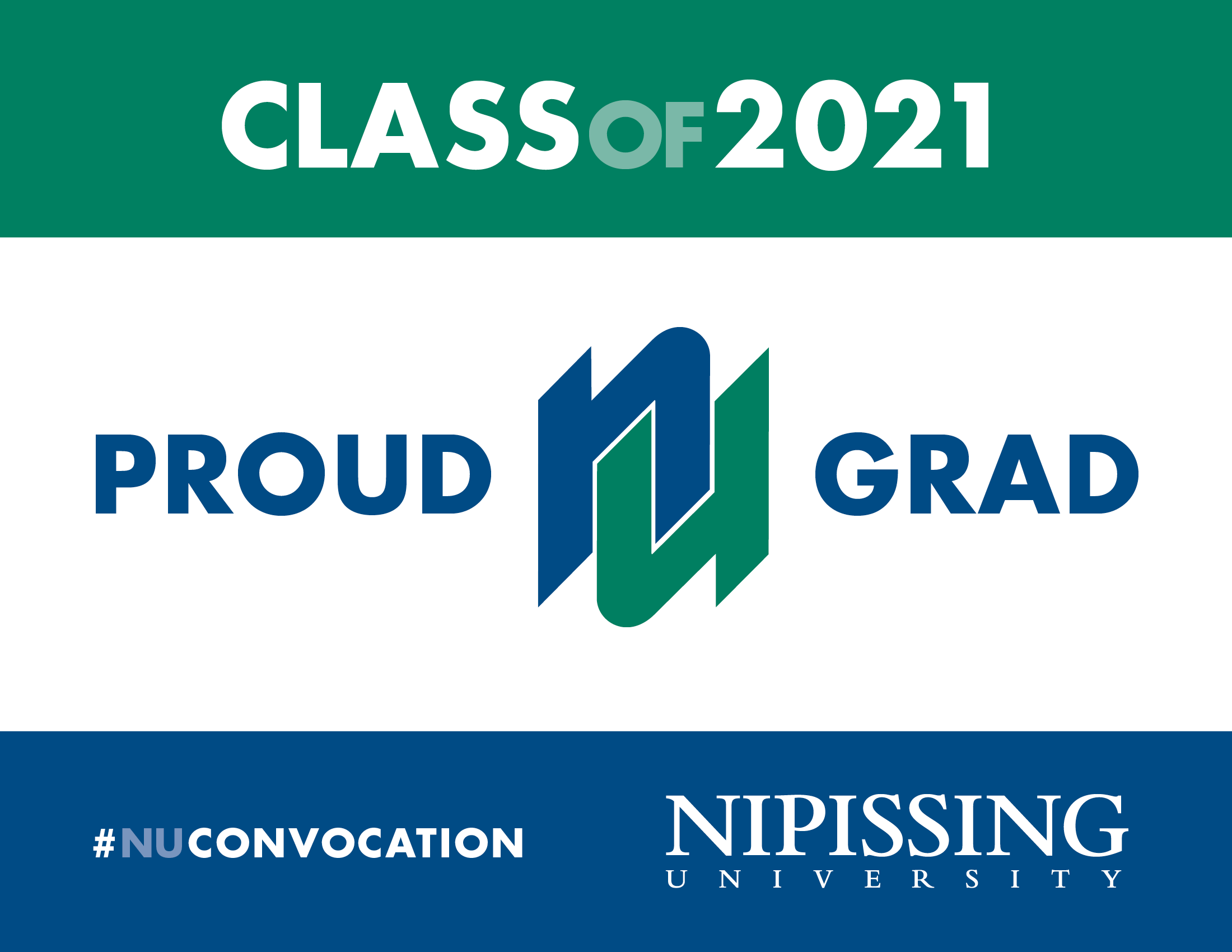2021 Convocation Sign - Proud Grad