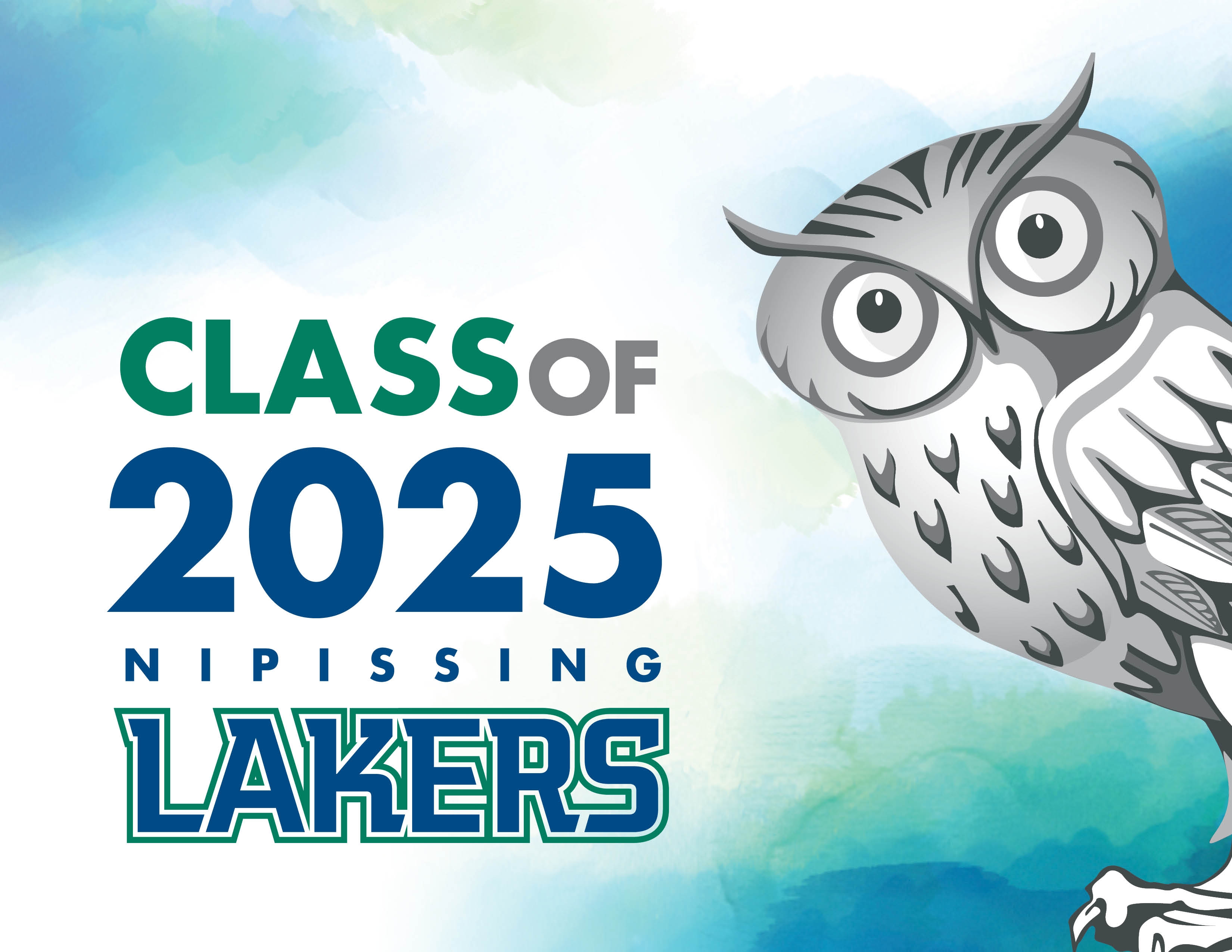 Class of 2025 Sign Lakers Owl