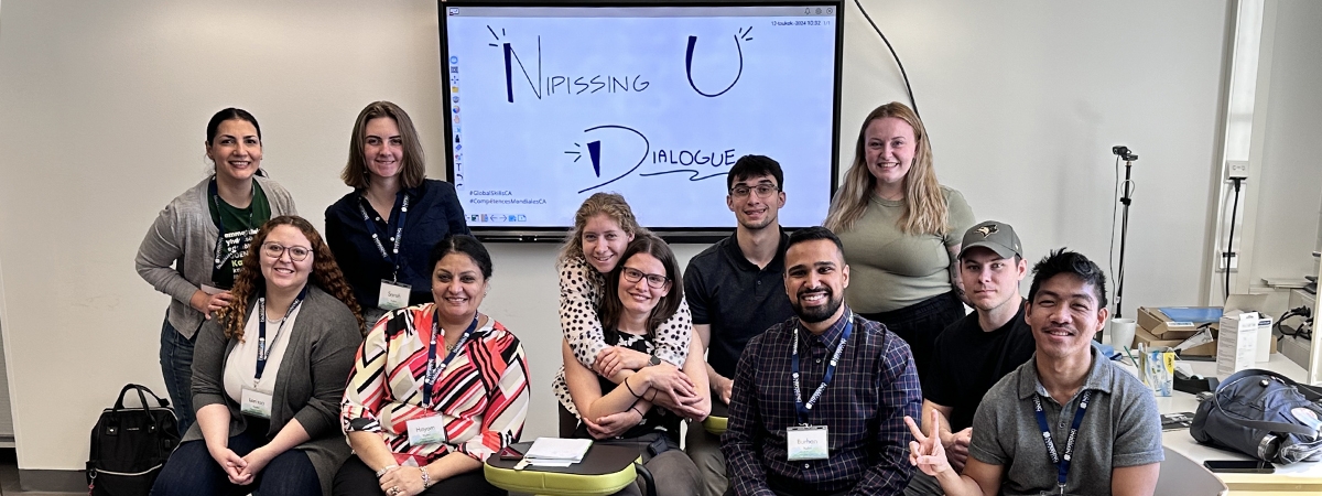 School of Business students group photo at Y-academy in Finland