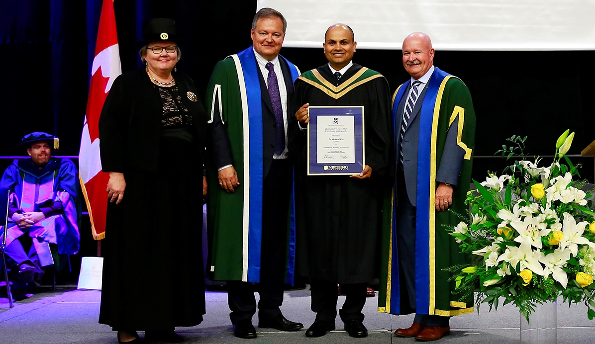 Chancellor's Award Recipient Dr. Mukund Jha