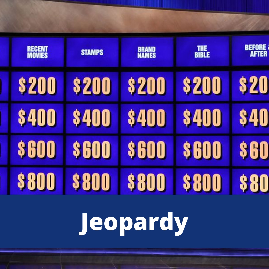 O-Week Jeopardy board