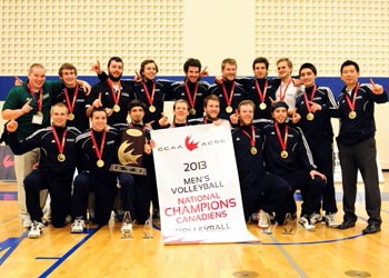 Lakers men’s volleyball team 