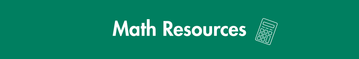 Math Resources Banner