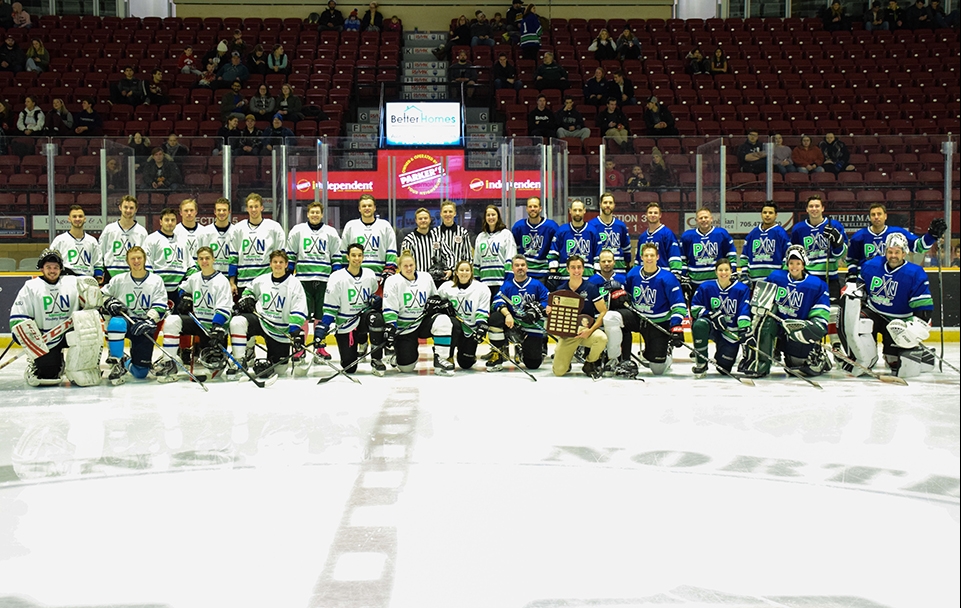 2020 Paul Nelson Memorial Hockey Game Group Photo