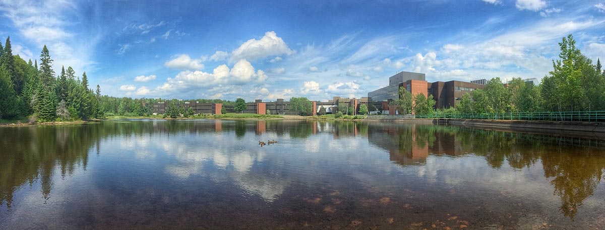 Campus Pond Panorama