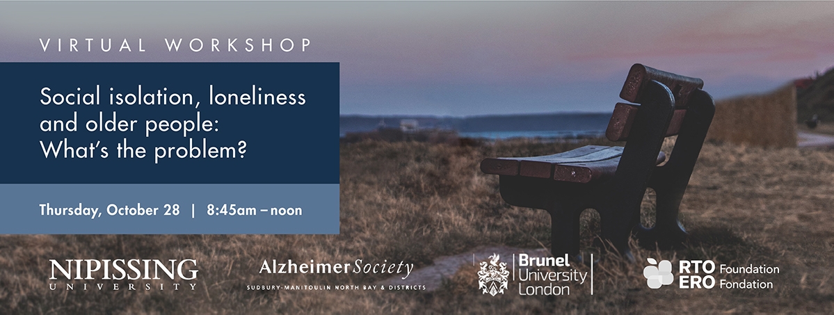 Social Isolation, Loneliness and Older People. What’s the problem? empty bench