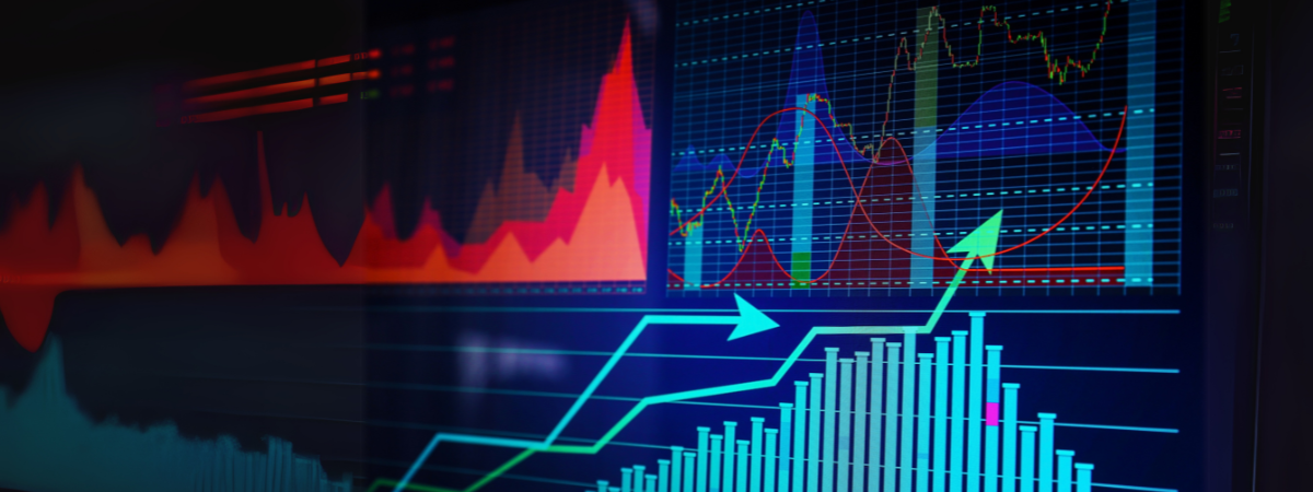 Statistics and data displayed in various colors 