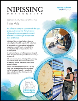Fine Arts brochure cover