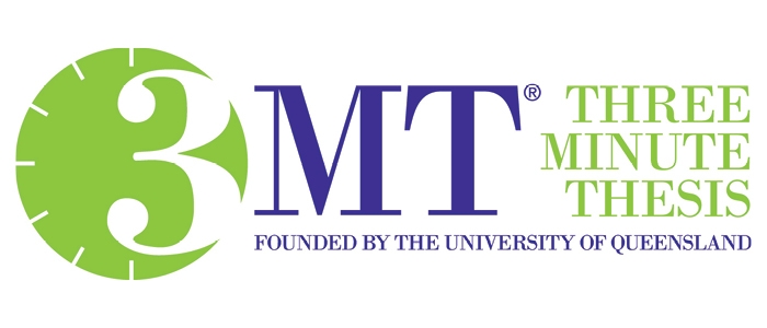 Photo of Three Minute Thesis logo