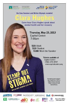 Clara Hughes Celebrity Speaker Event Poster