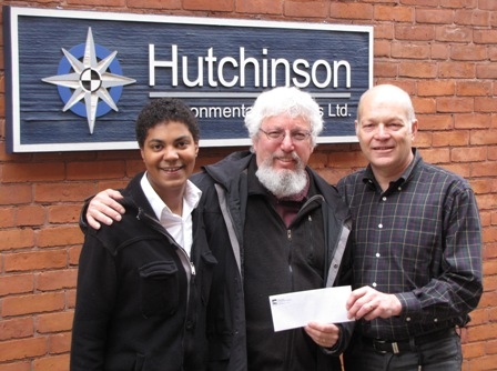 Vincent Evans-Lucy receives HESL Muskoka Undergraduate Student Research Award