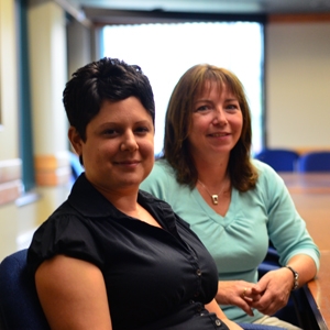 Crystal Pigeau and Jane Hughes