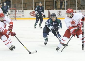 Photo of hockey game