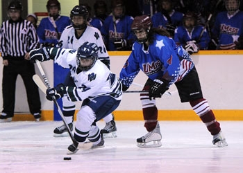 Photo of hockey game