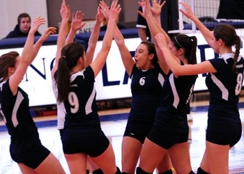 Photo of women's volleyball team