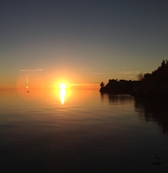 Lake Nipissing sunset