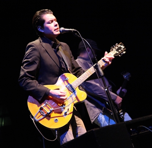 Derek Miller performs