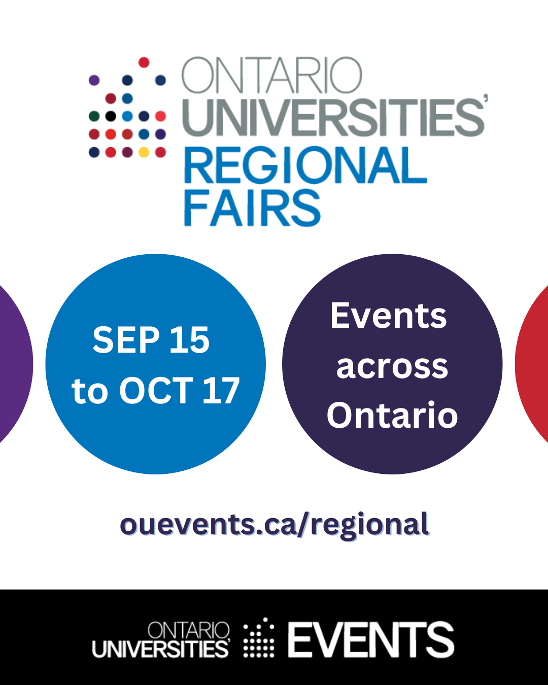 Ontario Universities Regional Fairs 2025 Poster