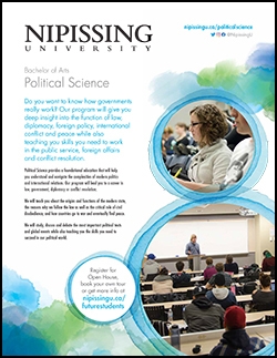 Political Science brochure cover