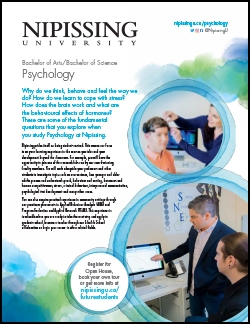 Psychology brochure cover