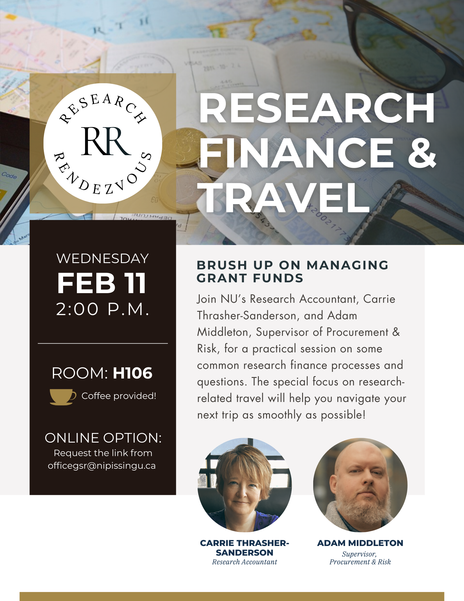 Research Rendezvous - Research Finance & Travel Poster