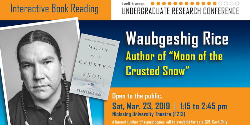 UGRC 2019 Keynote Speaker - Waubgeshig Rice