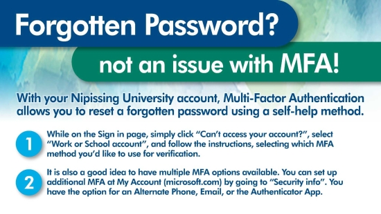 Forgot Password Banner
