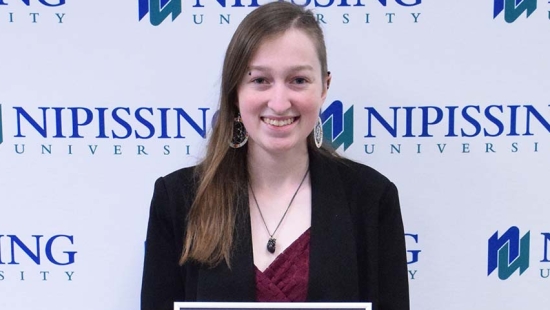 Madalyn Murray with award