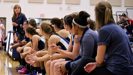 Women's Basketball bench