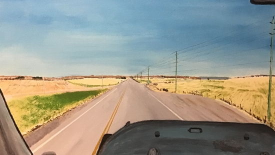 Gerry Mueller - April/May 2020 - Driving on Highway 11 near Thornloe, ON