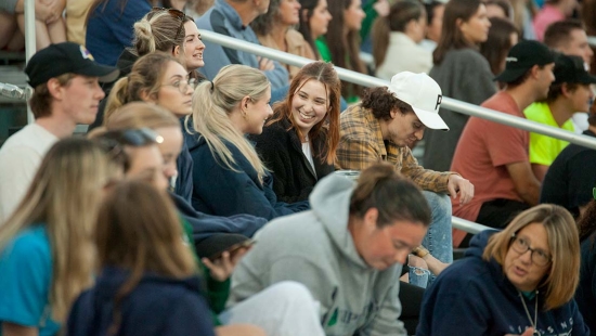 Men's Lacrosse crowd