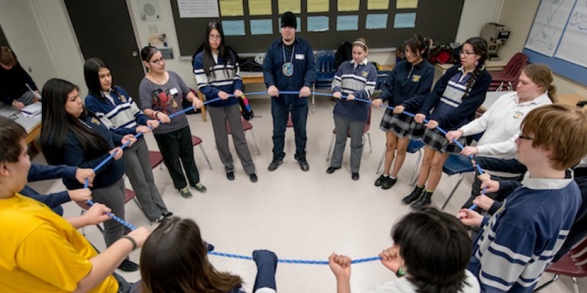 ​Wiidooktaadwin Mentors lead activities at local high school ​