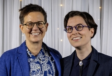 Wendy Peters and Robin McDonald photo