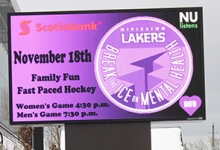 Student organizers from the third-year Sports Marketing class 