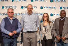 Group photo of NU360 Speaker Night participants 