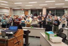 Near North Voices rehearsal
