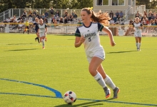 Laker soccer player on the field