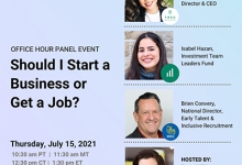 Should I Start a Business or Get a Job? speakers