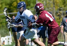 Lacrosse Action shot vs Mac 