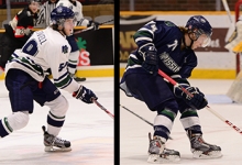 McDowell and Robichaud OUA All-Rookie team