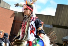 Powwow dancer